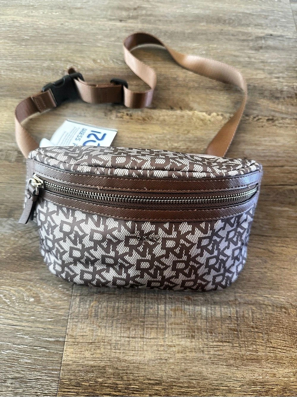 DKNY C5477 Brown & White Crossbody Bag